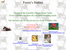 Tablet Screenshot of frostystable.com